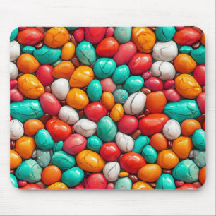 Colourful Sea pebbles Mouse Pad