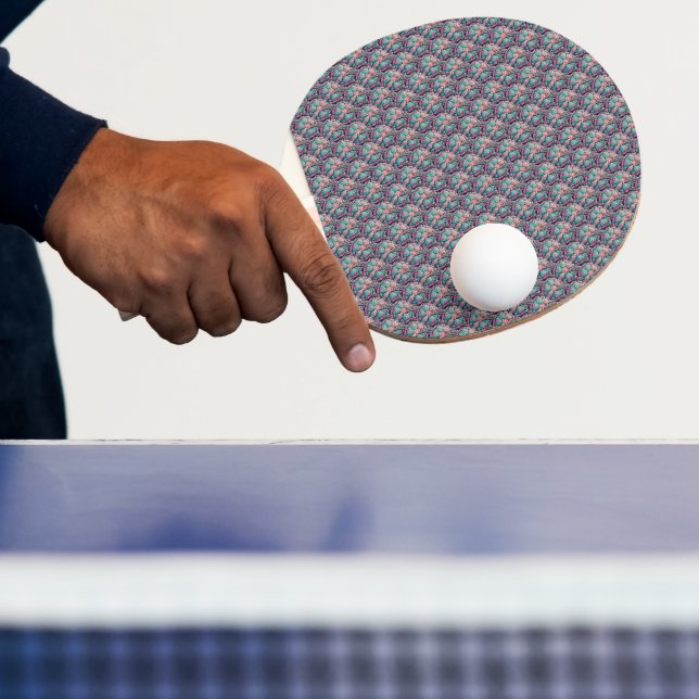 Colourful Sea Turtle Ping Pong Paddle (Insitu)
