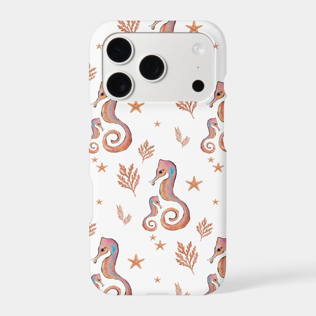 Colourful Seahorse Ocean Pattern (Back)