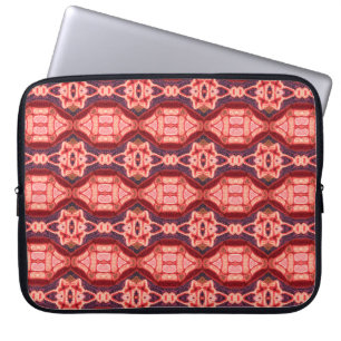 Colourful seamless embroidery pattern. Rainbow ika Laptop Sleeve