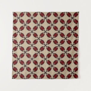 Colourful seamless geometric tile pattern abstract tapestry