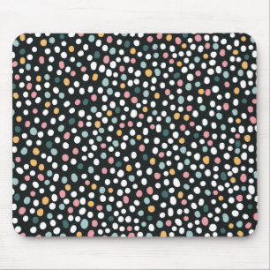 Colourful Seamless polka dots Pastel Pattern     Mouse Pad