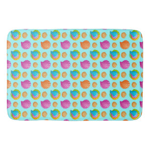 Colourful Seashells Bath Mat
