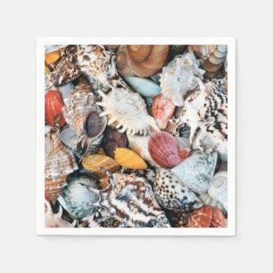 Colourful Seashells Napkin