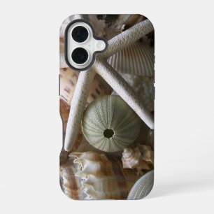 Colourful Seashells, Starfish iPhone 16 Case