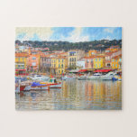 Colourful Seaside Buildings Boats Marseille France Jigsaw Puzzle<br><div class="desc">This scenic jigsaw puzzle features colourful seaside old working port of Cassis,  France #travel #adventure #cassis #oldport #port #marseille #france #french #europe #european #france #marina #seaside #colourful #boats #fishing #fishingboats #lake #water #landscape #jigsaw #puzzle #jigsawpuzzle #gifts #fun #stockingstuffers #games #nature</div>