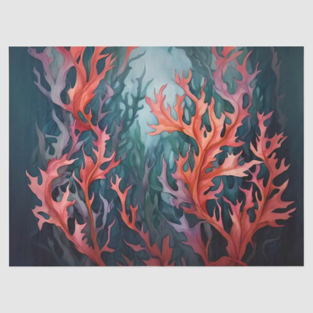 Colourful Seaweed Tissue Paper (Front)