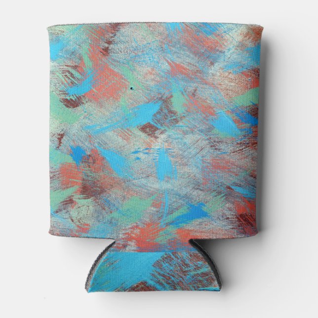 Colourful series: abstract background texture. can cooler (Front)