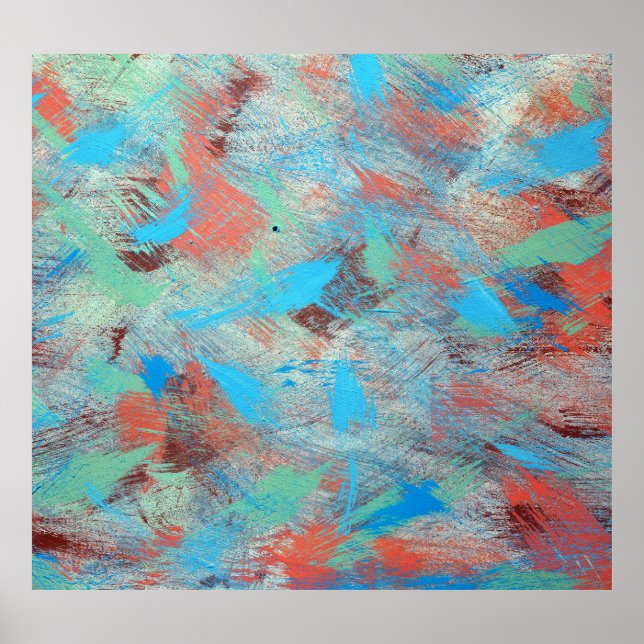 Colourful series: abstract background texture. poster (Front)