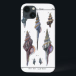 Colourful Seven Seashells iPhone 13 Case<br><div class="desc">Artist Denis Diderot is talented and known for his great sea life images. In this vivid image, he captures Seven colourful Conch seashells in their most natural and unique styles. Conches are often crackled and come in all shape and sizes. Get your seashell product today and enjoy image the ocean...</div>