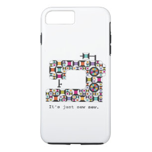 Colourful Sewing Machine Quilt Pattern Case-Mate iPhone Case