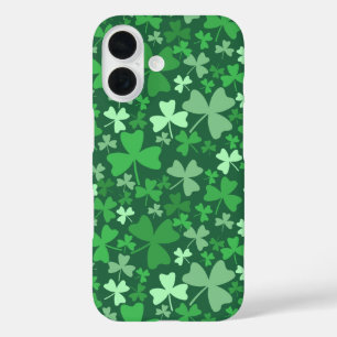 Colourful Shamrocks iPhone 16 Case