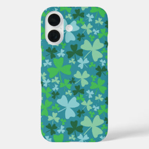 Colourful Shamrocks iPhone 16 Case