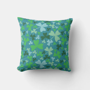 Colourful Shamrocks Cushion