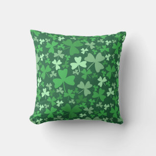 Colourful Shamrocks Cushion