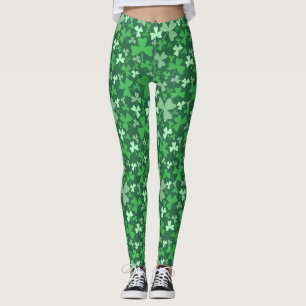 Colourful Shamrocks Leggings