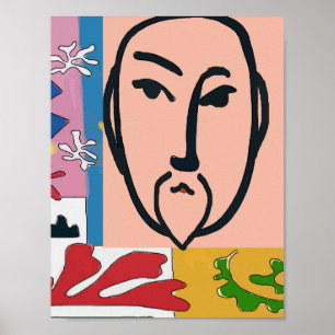 Colourful Shapes Matisse Style Poster