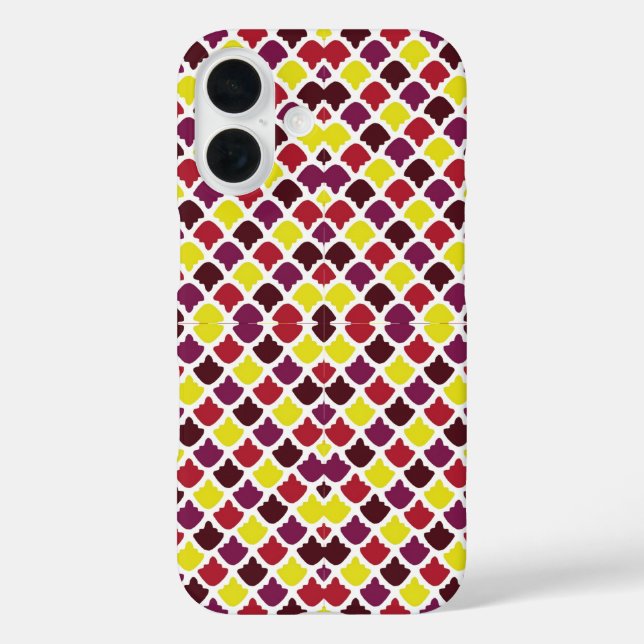 Colourful shapes patterns design Case-Mate iPhone case (Back)
