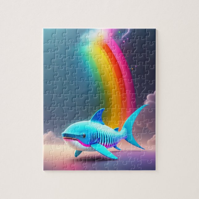 Colourful Shark Jigsaw Puzzle (Vertical)