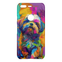 Colourful Shih Tzu Dog Lover Case-Mate iPhone Case