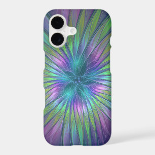Colourful Shiny Fantasy Flower Abstract Fractal Ar