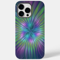 Colourful Shiny Fantasy Flower Abstract Fractal Ar