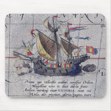 Colourful Ship on the Pacific Ocean