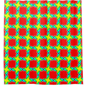 Colourful Shower Curtain, Digital Design Curtain, Curtain