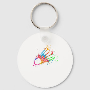 Colourful Shuttle Badminton Key Ring