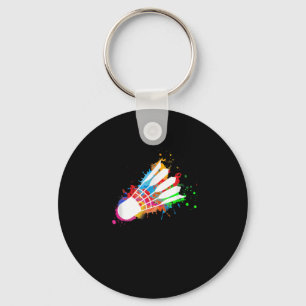 Colourful Shuttle Badminton Key Ring