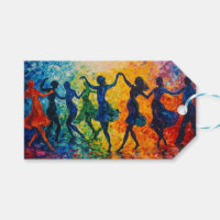 Colourful Silhouettes Dancing