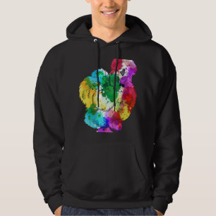 Colourful Silk Chicken Fan Animal Hoodie