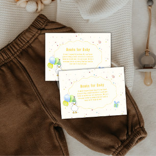 Colourful Silly Goose Balloon Books For Baby Showe Enclosure Card