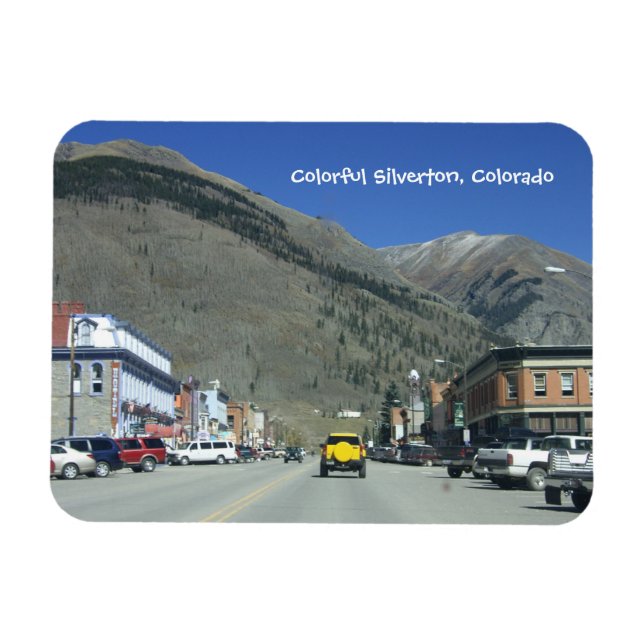 Colourful Silverton, Colorado Magnet (Horizontal)