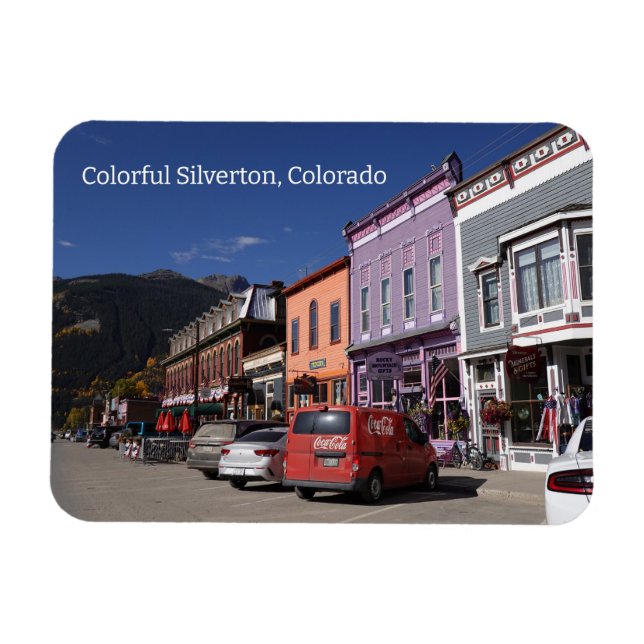 Colourful Silverton, Colorado Magnet (Horizontal)