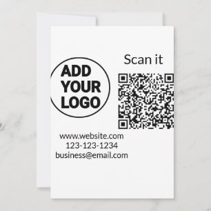 Colourful simple add your logo name text image invitation