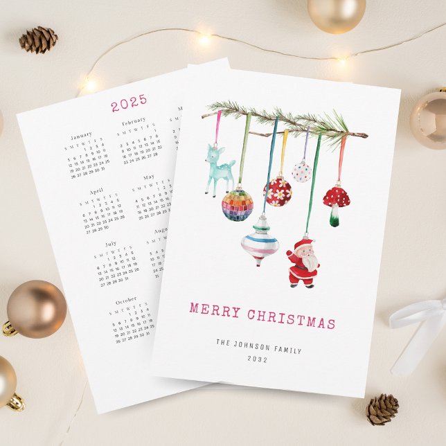 Colourful Simple Merry Christmas Holiday Card (Creator Uploaded)
