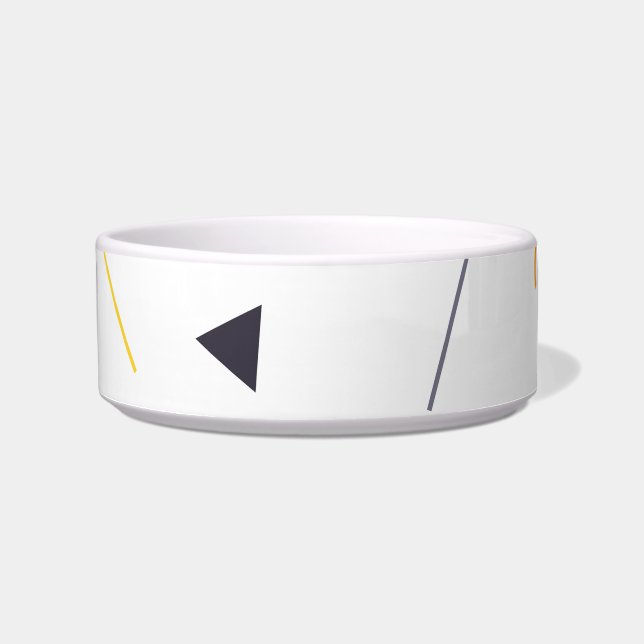Colourful, simple, trendy, urban geometric design bowl (Front)