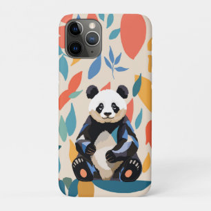 Colourful Sitting Panda Bear Matisse Inspired Case-Mate iPhone Case