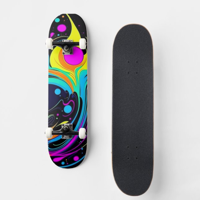 Colourful Skateboard (Front)