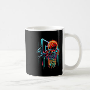 Colourful Sketll Dripping Colour Splash Hoop Net D Coffee Mug