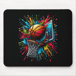Colourful Sketll Hoop Mouse Pad