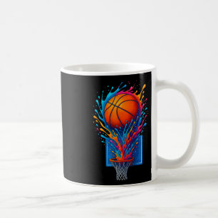 Colourful Sketll Splash Art Tee For Fans Coffee Mug