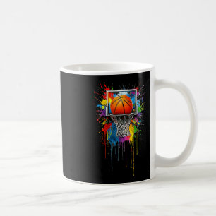 Colourful Sketll Tie Dye Colour Splash Hoop Net Sl Coffee Mug