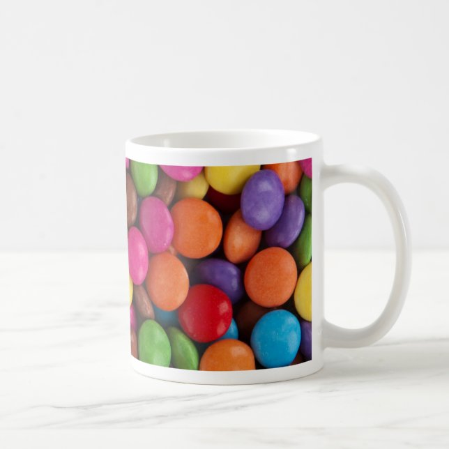 Colourful skittles candy coffee mug (Right)