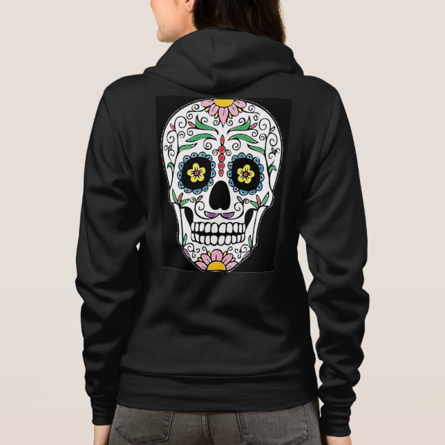 Colourful Skull Hoodie (Back)