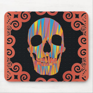 Colourful Skull Mouse Pad