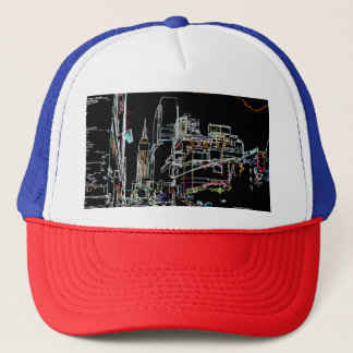 Colourful skyline in Manhattan Trucker Hat
