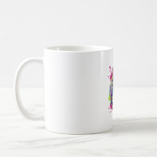 Colourful Sloth Cute Animal Art Funny Graphic Tee  Coffee Mug