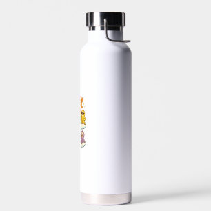 Colourful Sloths With A Rainbow Kawaii Sloth T-Shi Water Bottle